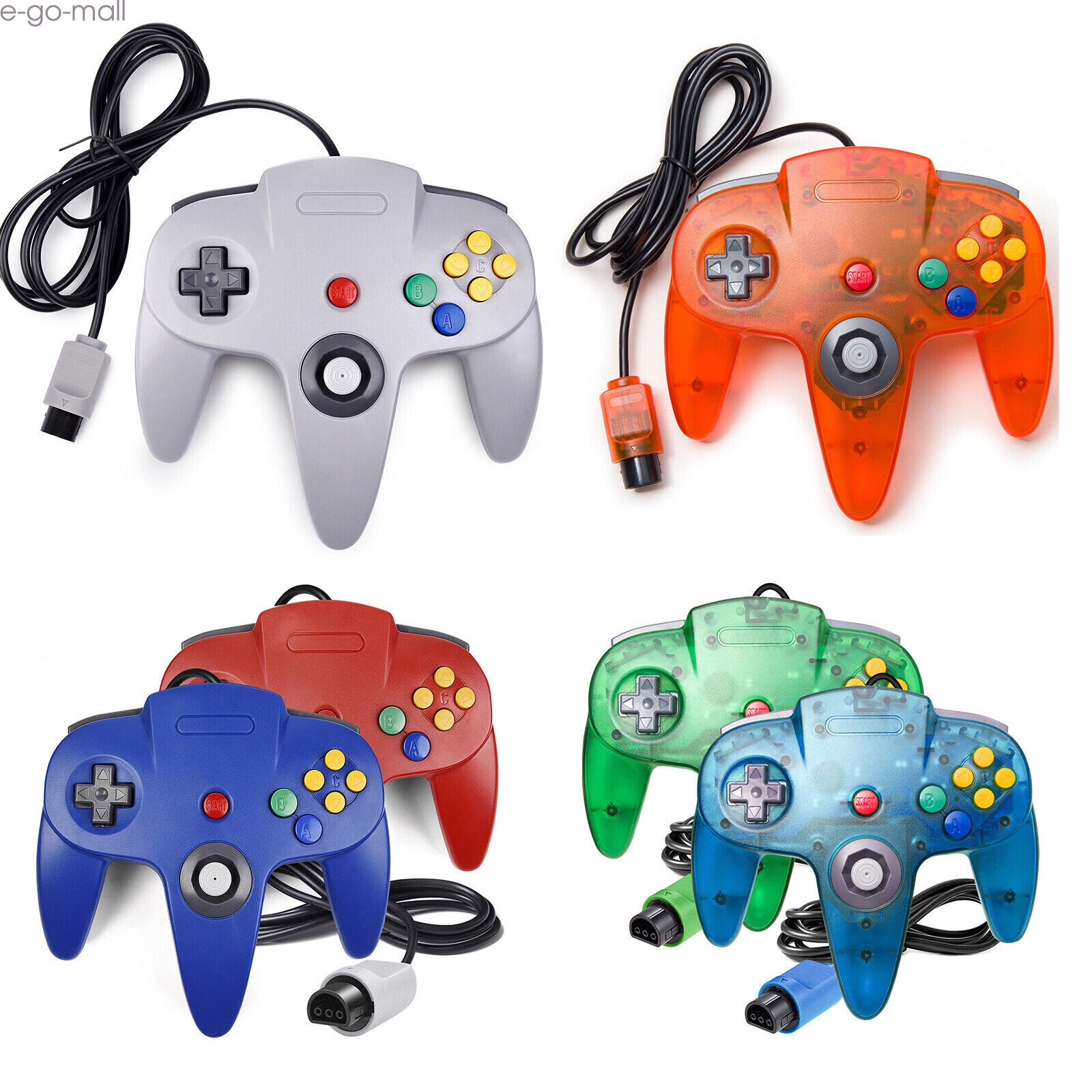Classic N64 Replacement Controller Wired N64 Upgraded Joystick for N64 Console