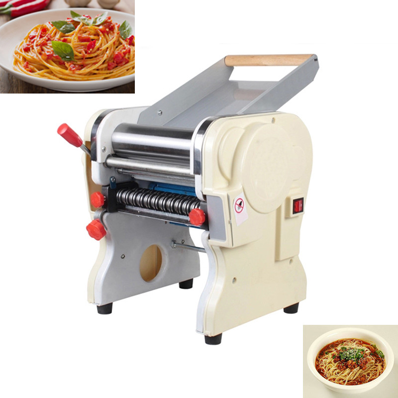 110V Stainless Steel Electric Pasta Press Maker with 0.12inch/3mm and 0.35inch/9