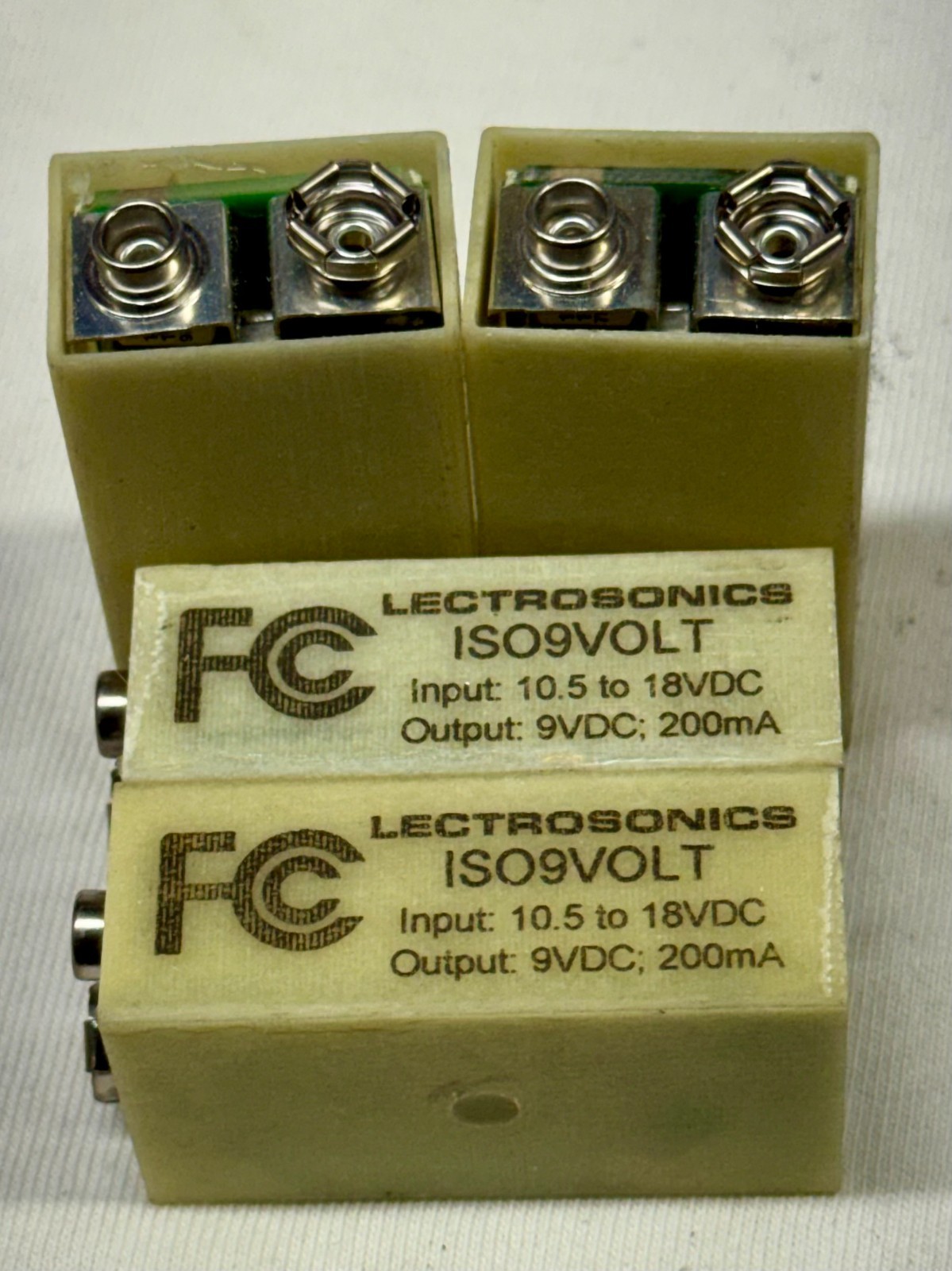Lectrosonics 9V Battery Eliminator ISO9VOLT w Door for UM Series Transmitters