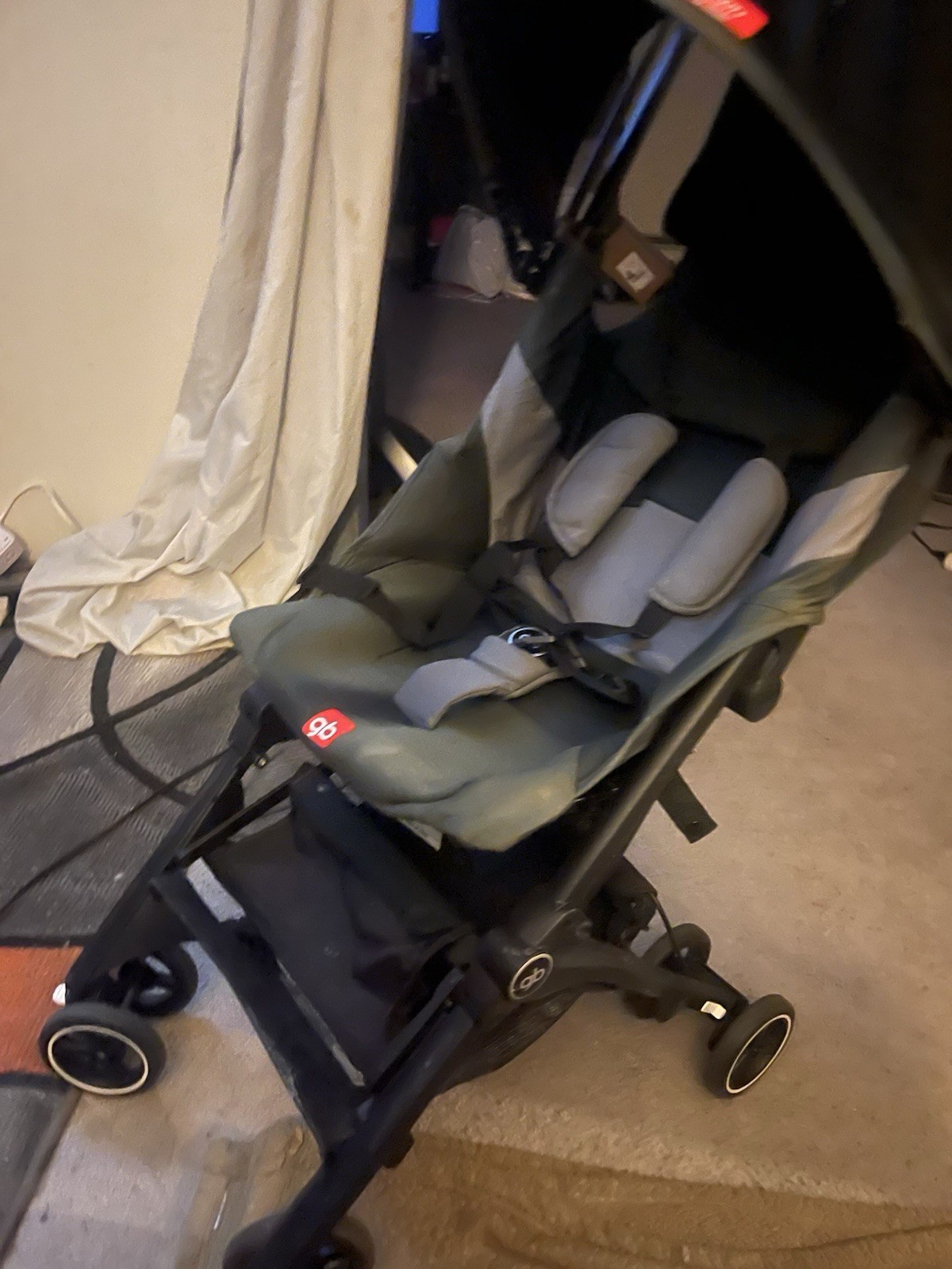GB Pockit+ Lightweight Folding All Terrain Infant Stroller - Black