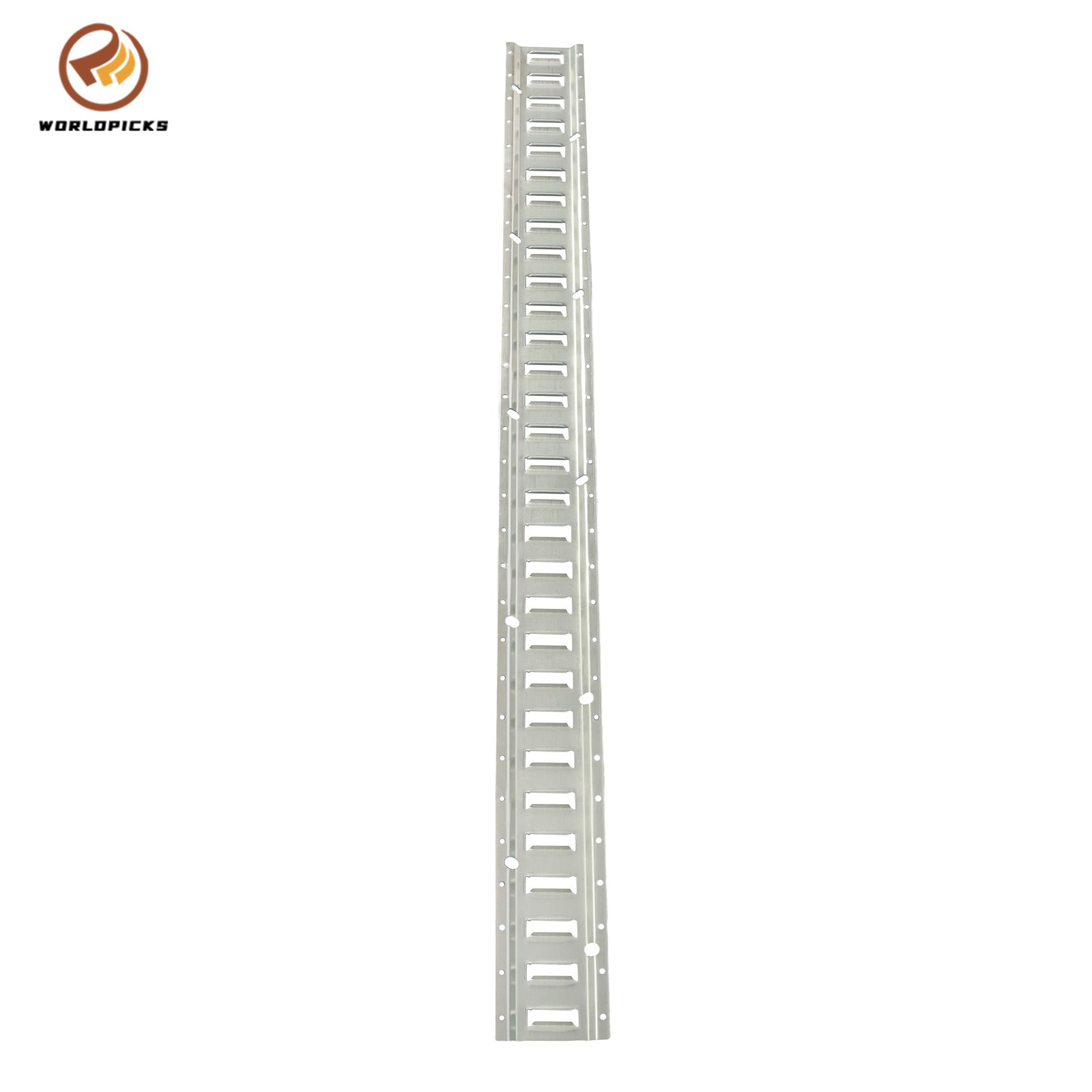 4 Piece 5' Galvanized E Track Rail Set Silver Finish Fit For Trailers Trucks
