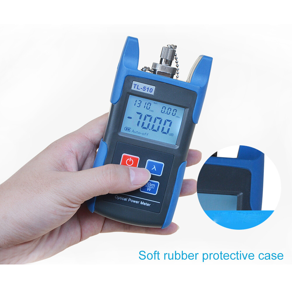 Fiber Optic Power Meter Tool Optical Tester Optical Light Source SC -70 to +10nm