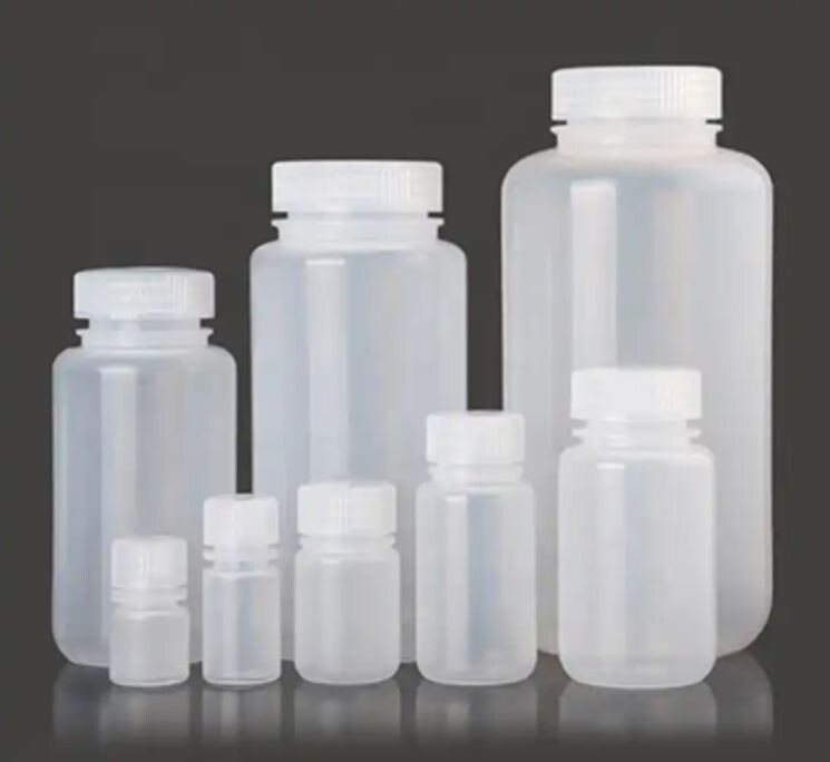 Bottles Wide Mouth HDPE for Storage/Reagents/Chemicals, 30pcs, Vol. 30mL