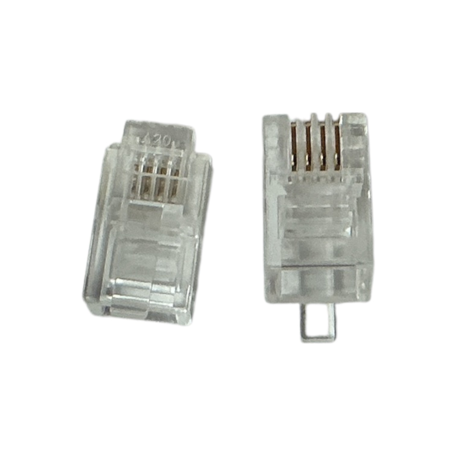 Assmann A-MO 4/4 F50 Modular Plug 4P4C Unshielded RJ10 RJ9 Lot of 18
