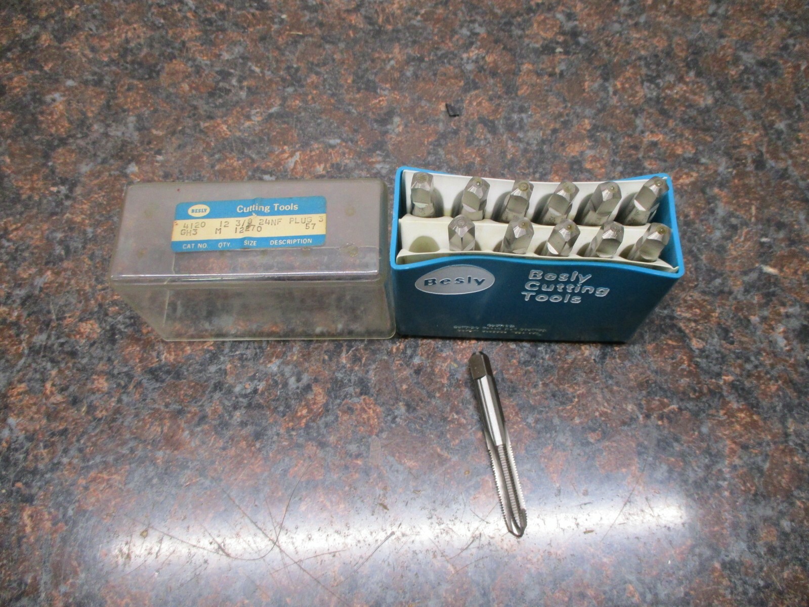 BOX OF 12 NEW Besly Tap 4111 GH3 3/8 24NF PLUG 3 12270 NEW FREE SHIPPING