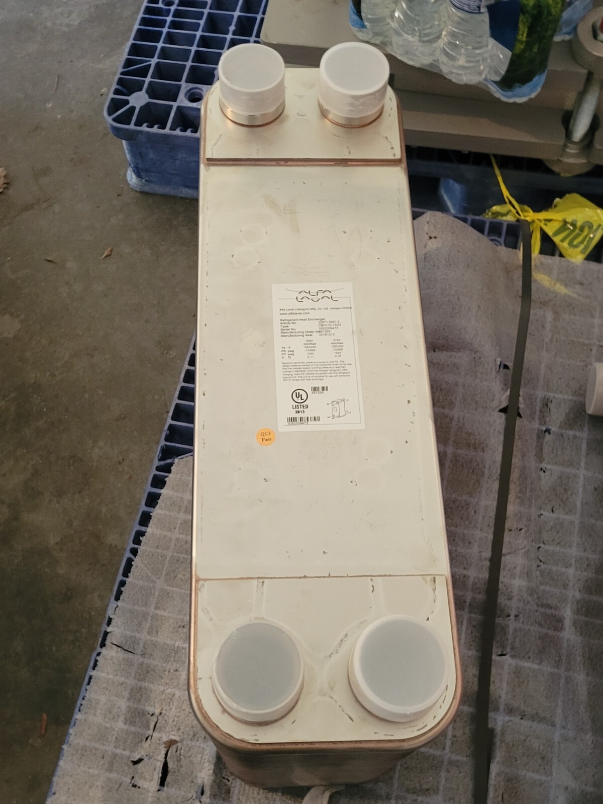 Heat Exchanger Alfa Laval, Heat Exchanger. Type CBH 110-150H