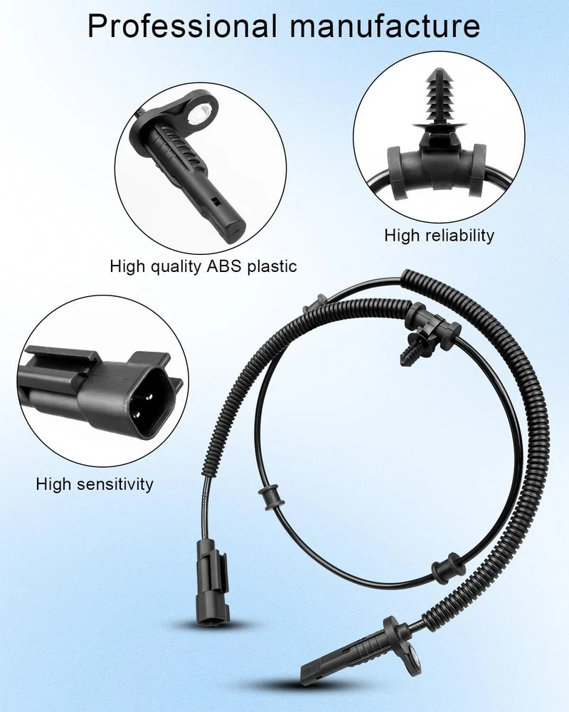 Ram 1500 Rear Wheel Speed Sensor Left Right 2013-2022 ABS Brake Sensor 2 Pack
