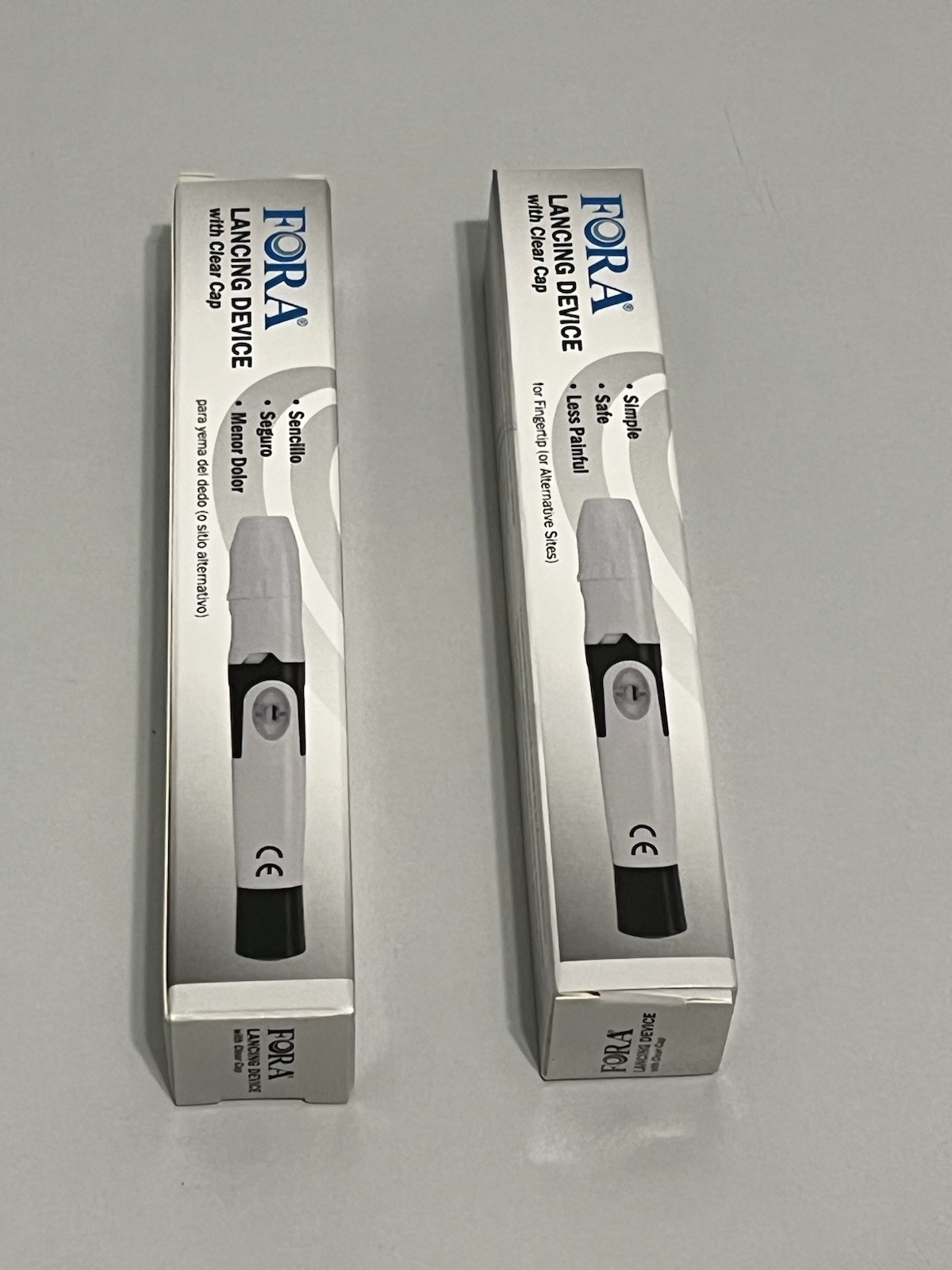 Fora Lancing Device with AST Cap Lot 2 Pc