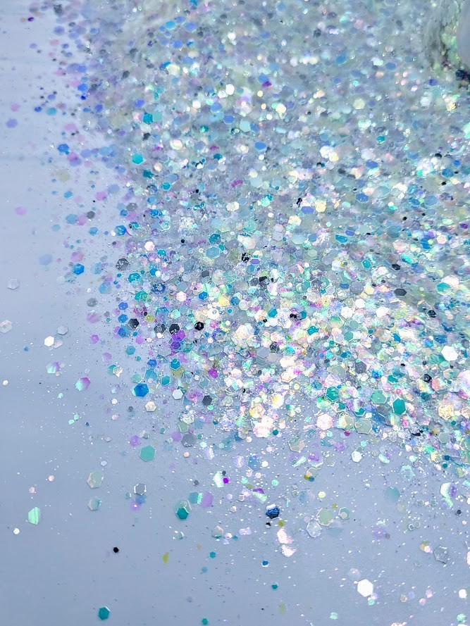 Glow-in-the-Dark Chunky White Glitter - FireFlies 3 oz.