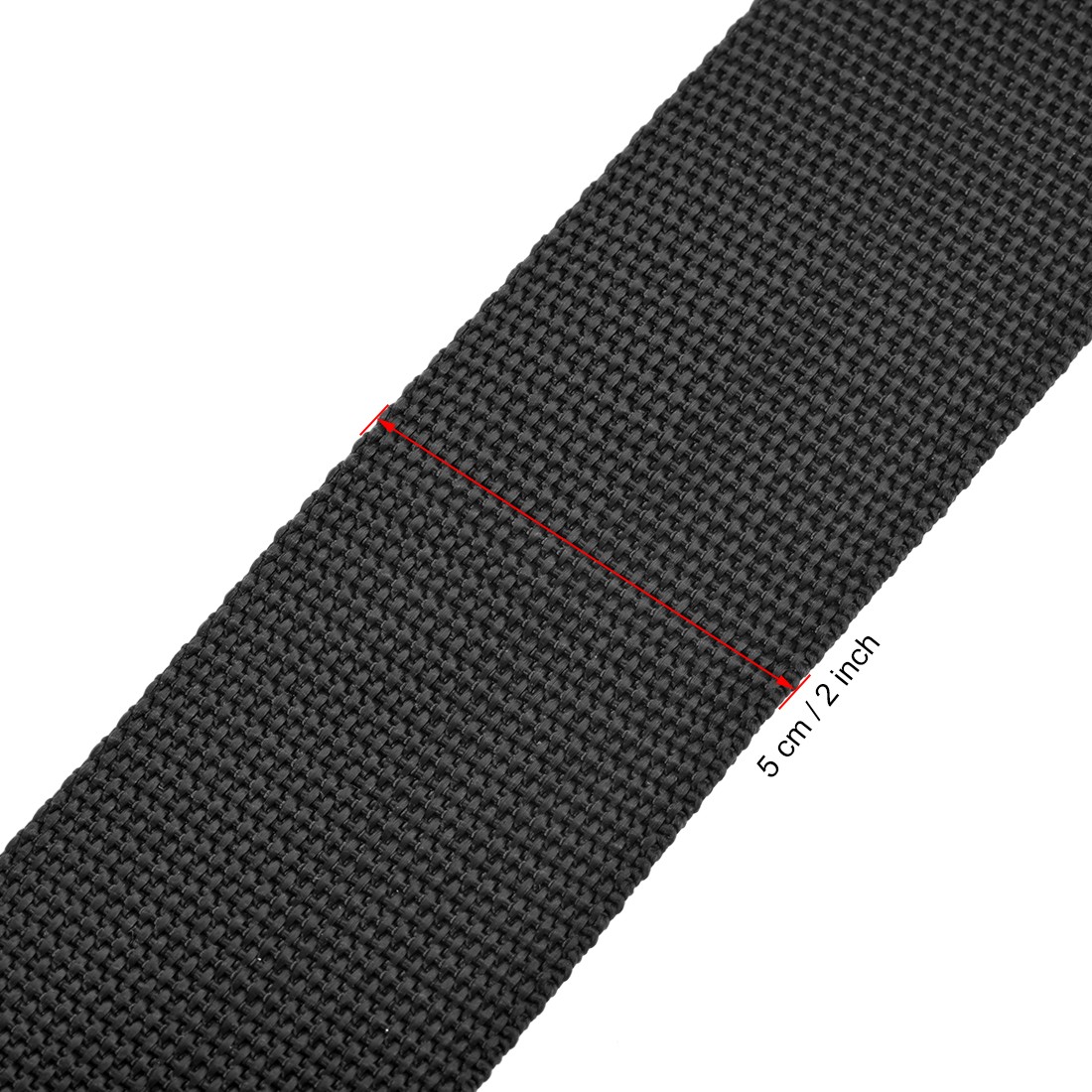 Luggage Straps Suitcase Belts Combination Lock 2Mx5cm Adjustable Black,2Pcs