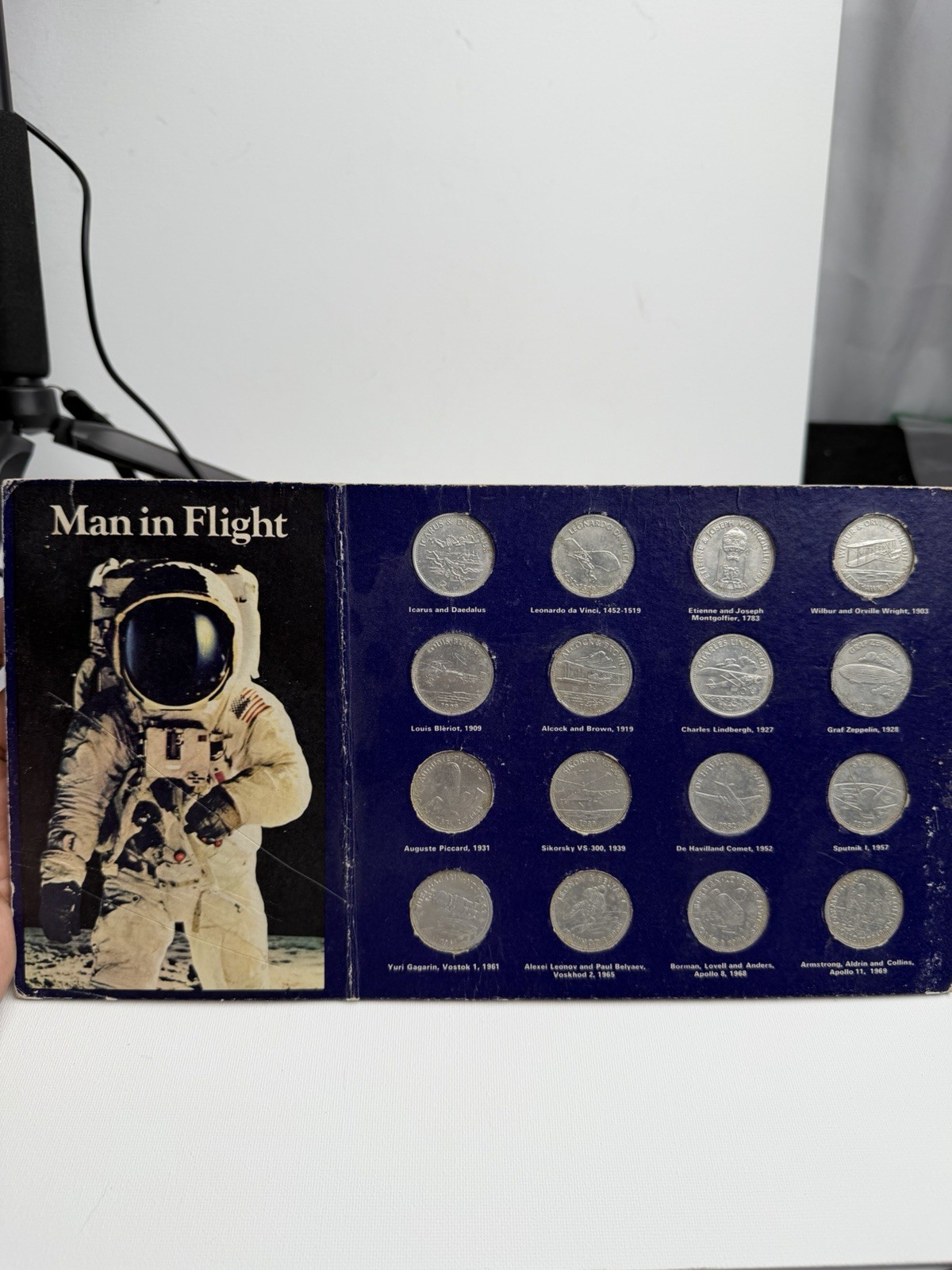 Man in flight Complete coin collection Set 3