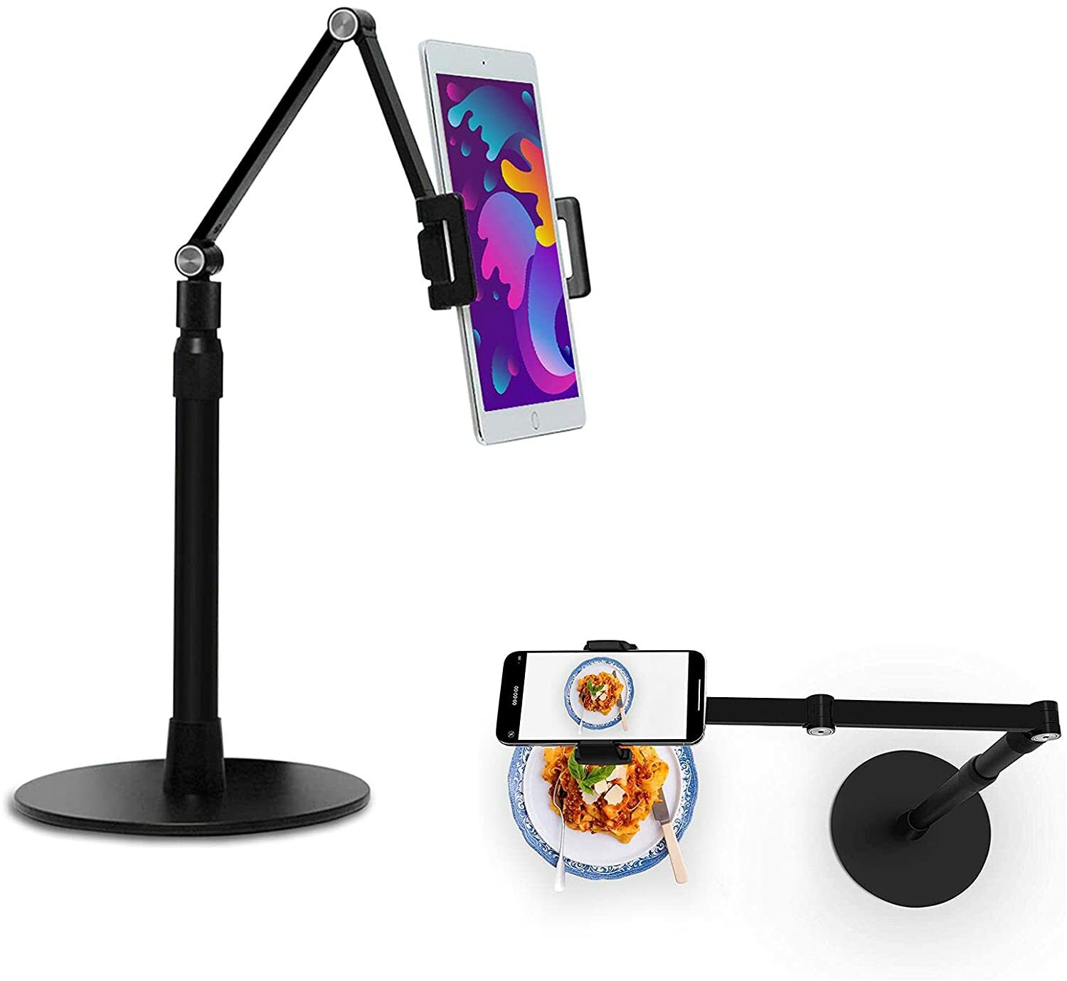 phone tablet ipad stand for live streaming broadcasting desk top stand