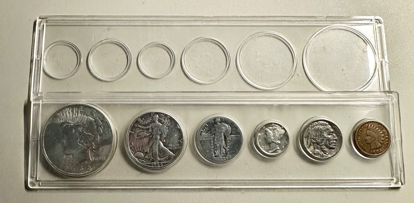 90% Silver Custom Mint Set $1.85 FV of Silver + Buffalo & Indian Head Coin