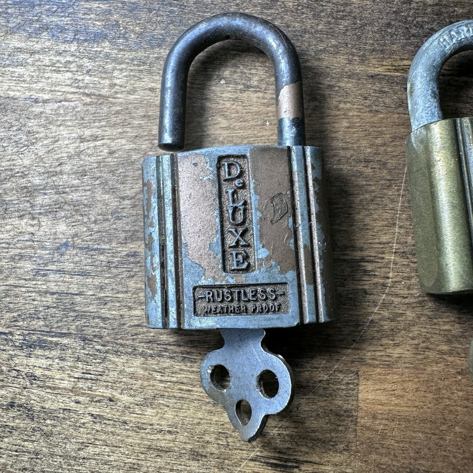 4 Small Vintage Padlocks With Keys- All Working