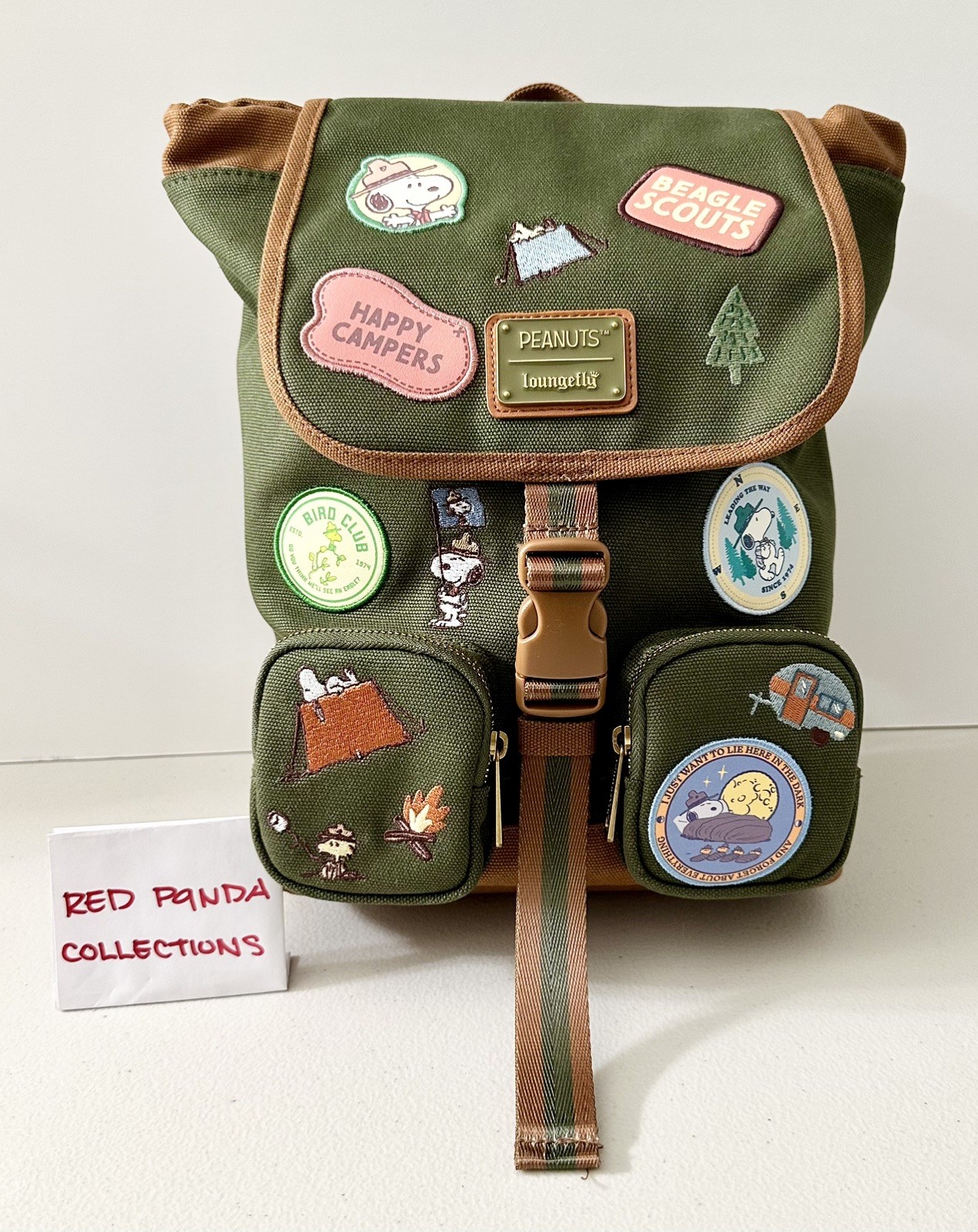 Loungefly Peanuts Snoopy Beagle Scout Canvas Mini Backpack. NWT - EXCLUSIVE.