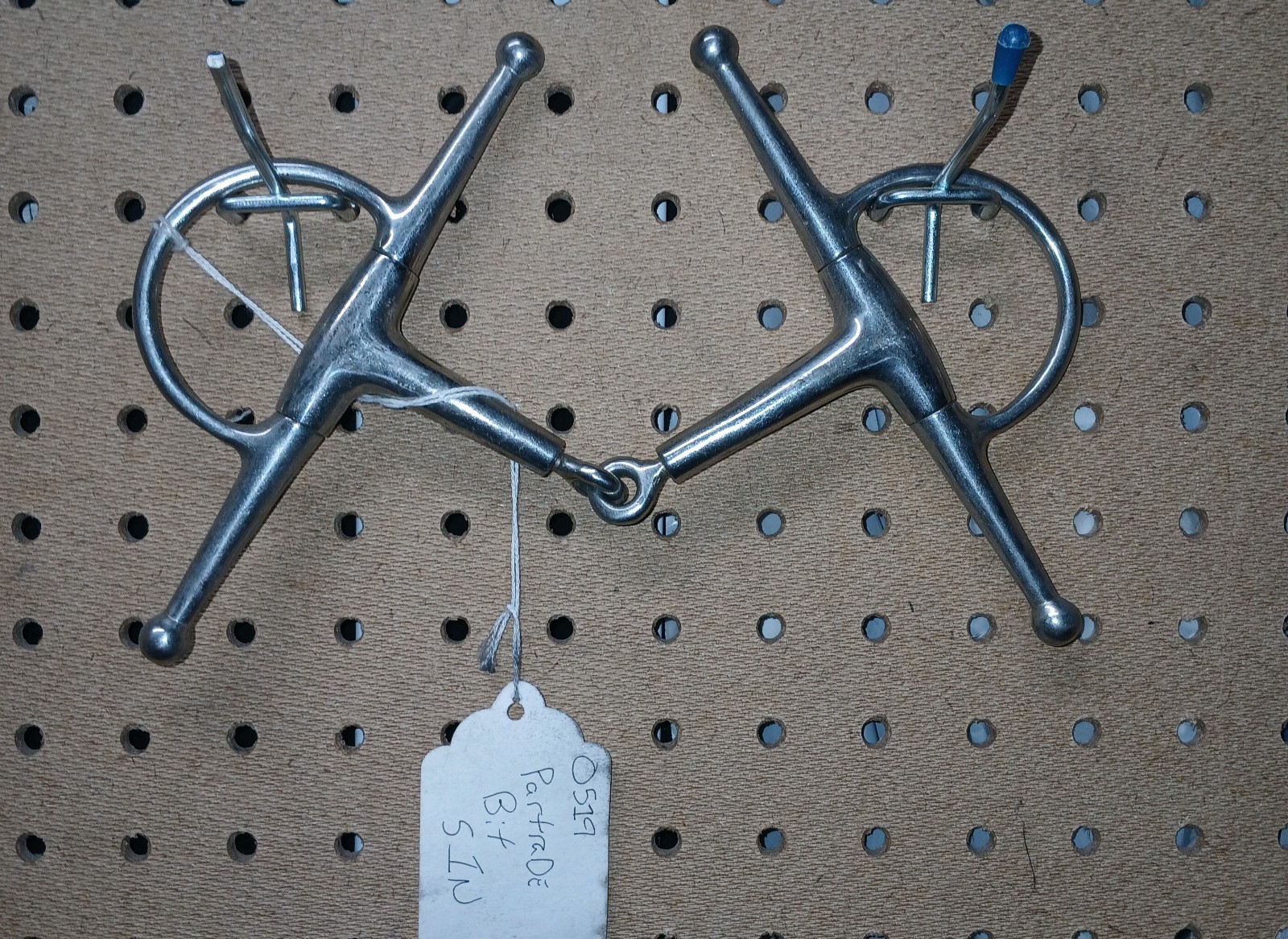 used 5" Robart lookalike Pinchless   mouth piece full cheek bit #0519