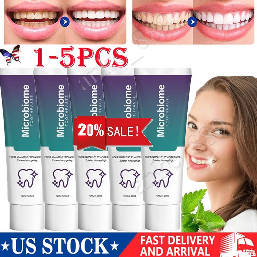 Microbiome Mint Flavor Gum Toothpaste Cleaning Toothpaste Sensitive Teeth~BEST