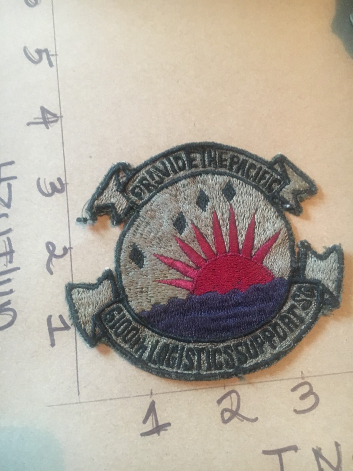 USAF 6100th Logistics Support Squadron subdued patch 5/30/25