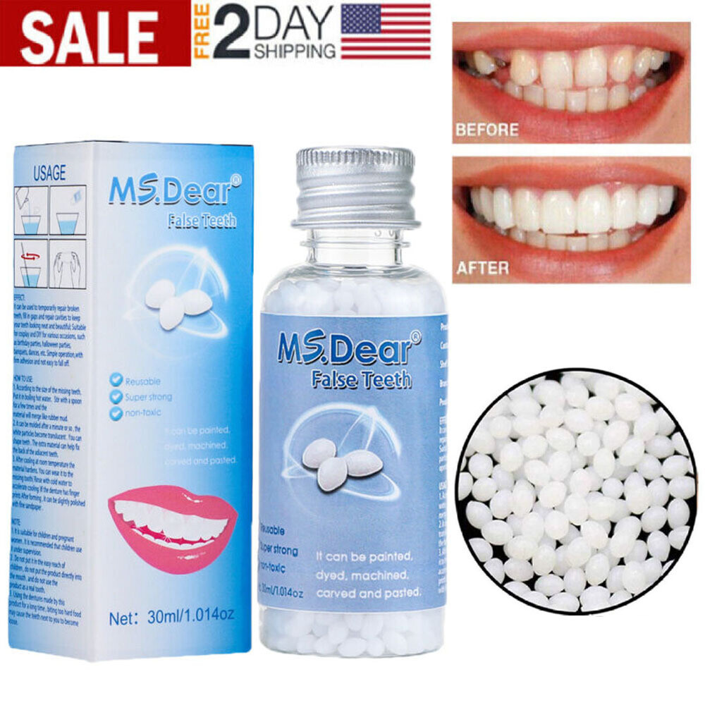 Temporary Tooth Repair Kit Temp Dental Repair Replace Missing Teeth DIY Moldable