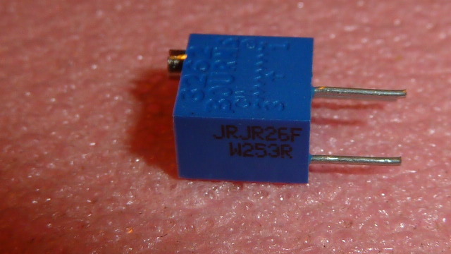 NEW 2PCS BOURNS RJR26FW253R Resistor TRIMMER 25K OHM 0.25W 1/4W 10% 100PPM 3-PIN