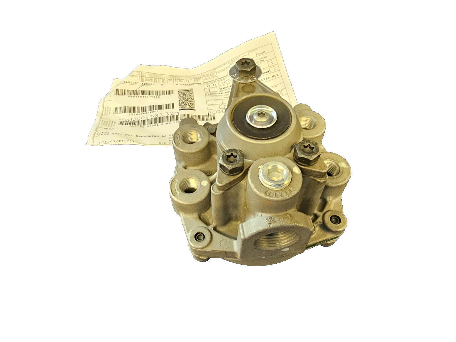 Bendix 281860 M872 Trailer Air Pressure Brake Line Emergency Relay Valve