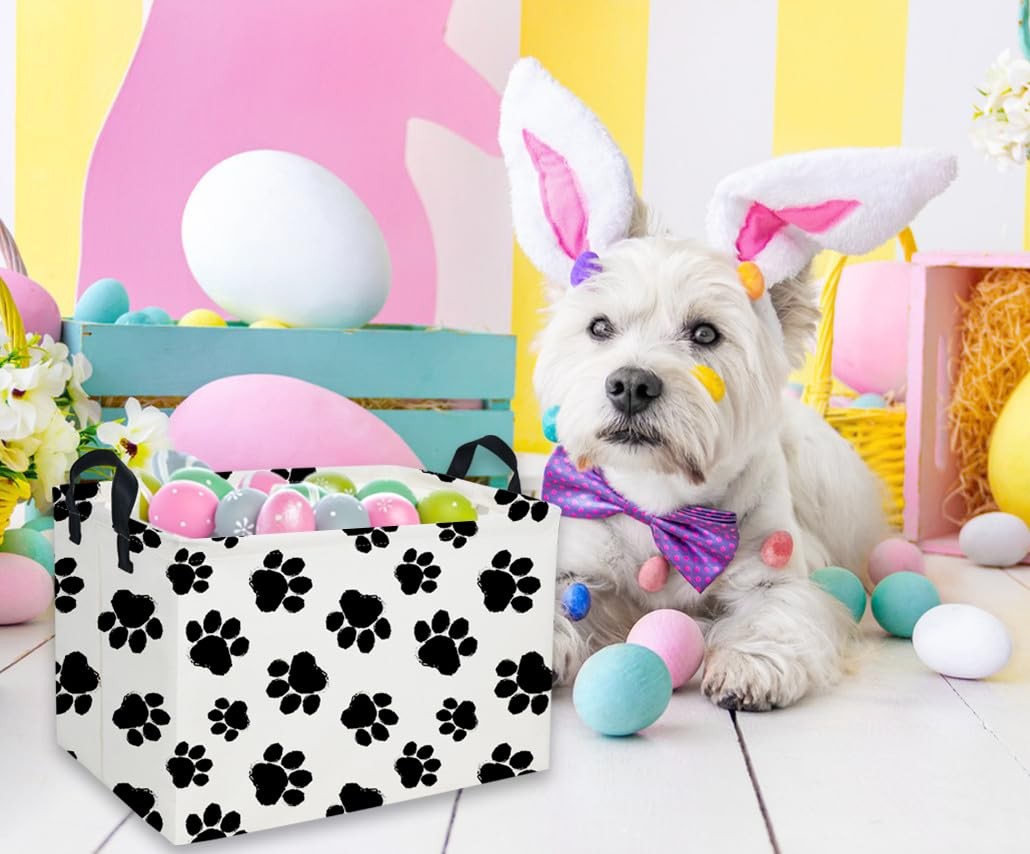 DDBASKET Rectangular Dog Baskets Gift Bins Empty Kids Storage Basket Baby Boy...