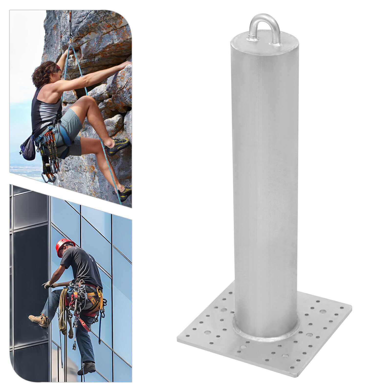 Commercial Roof Anchor 10*10*24in Roof Anchor Standing Roof Anchor w/8+40 Holes
