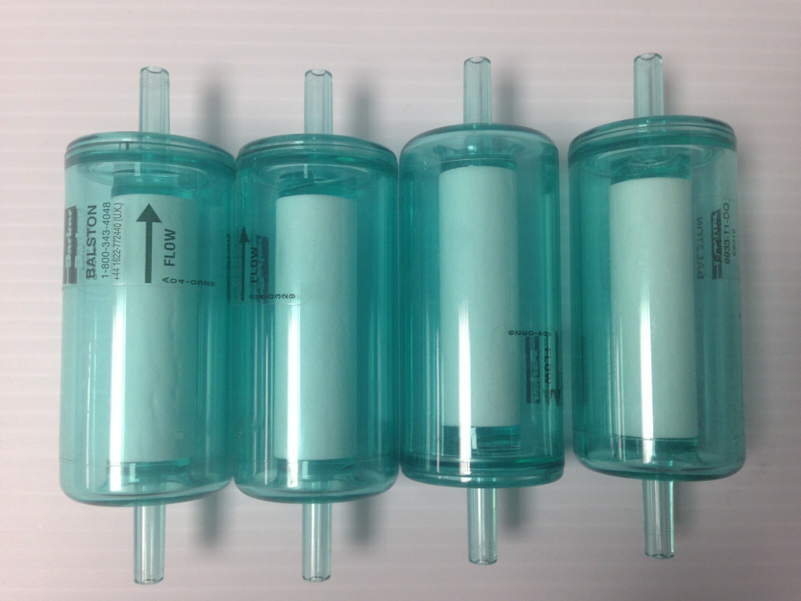 Lot Of 4 Parker 125 psi Miniature Compressed Air Filters  9933-11-DQ