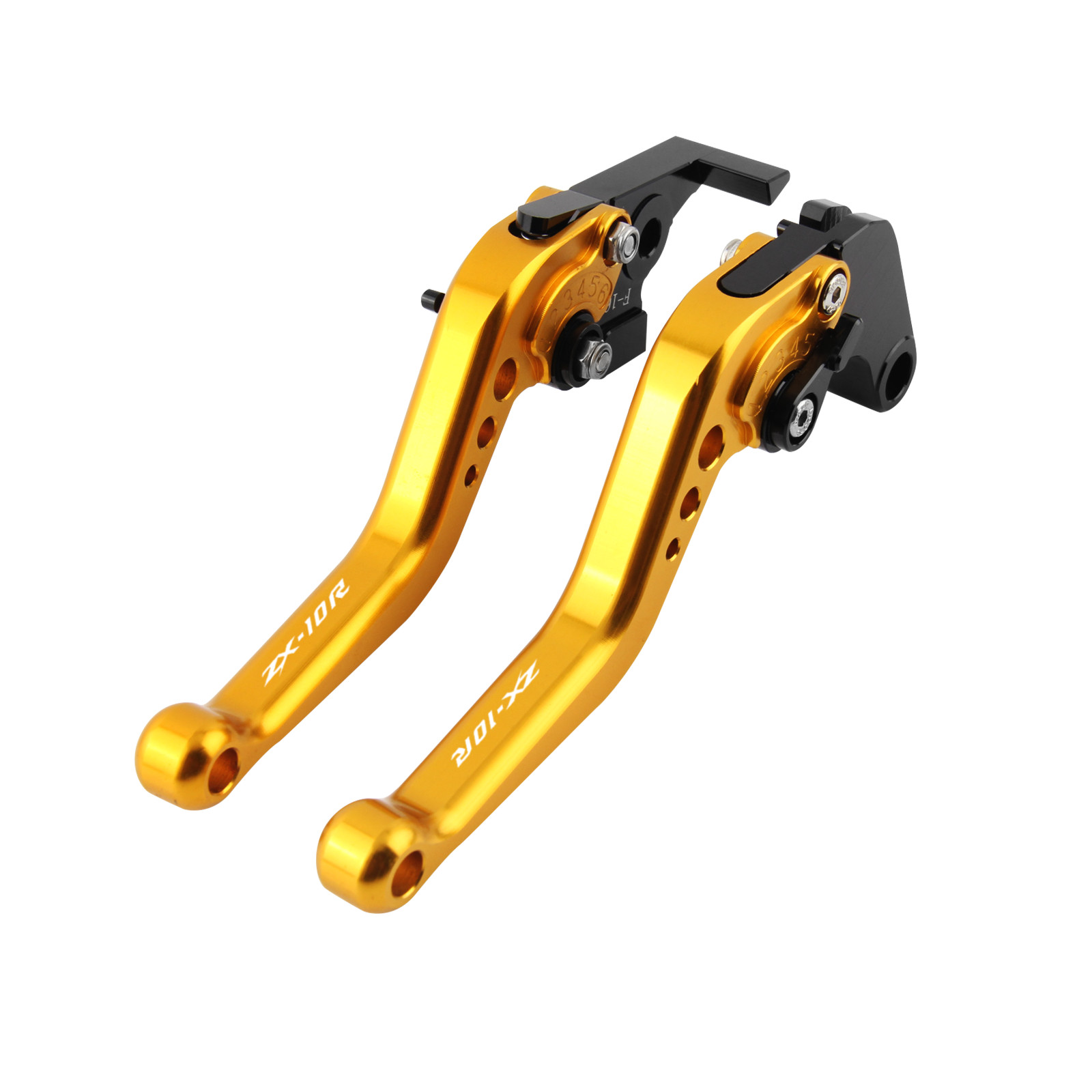 For 2004-2005 Kawasaki Ninja ZX10R Aluminum Short Clutch Hand Brake Lever Kit C4