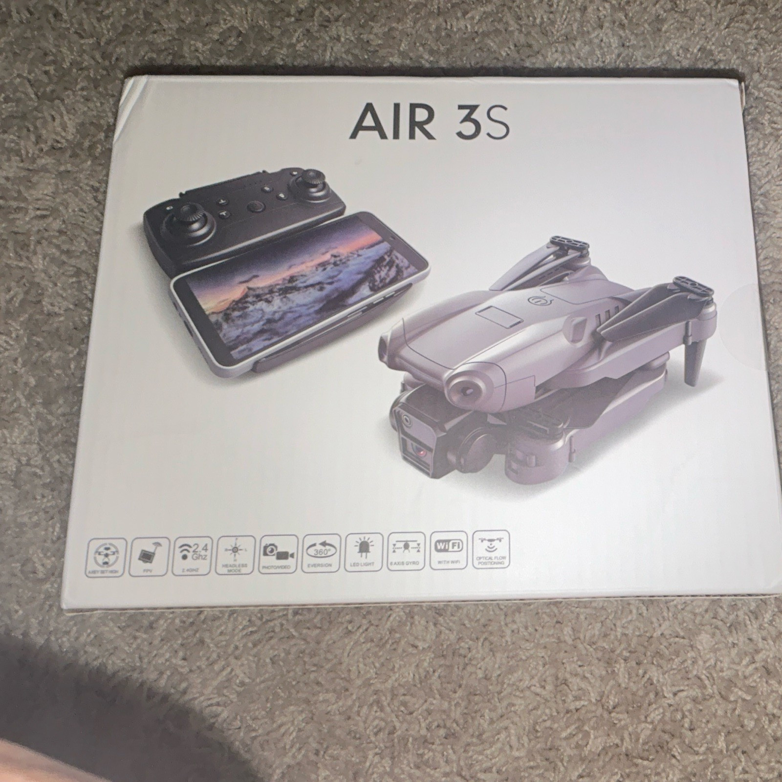 AIR 3S Ready-to-Fly Camera Drone Obstacle Avoidance Wi-Fi Remote 36min 20km