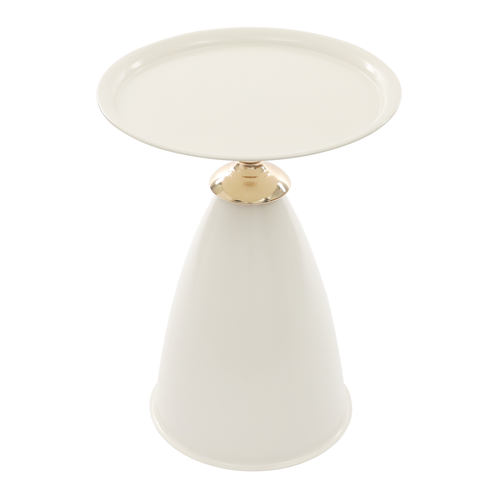 Small Round Side Table 55cm Side Table for Small Spaces Modern Couch End Table