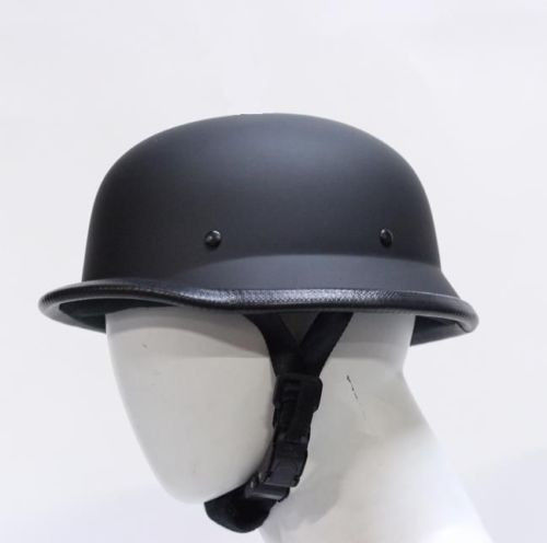 German Novelty Flat Black Helmet With Q-Release