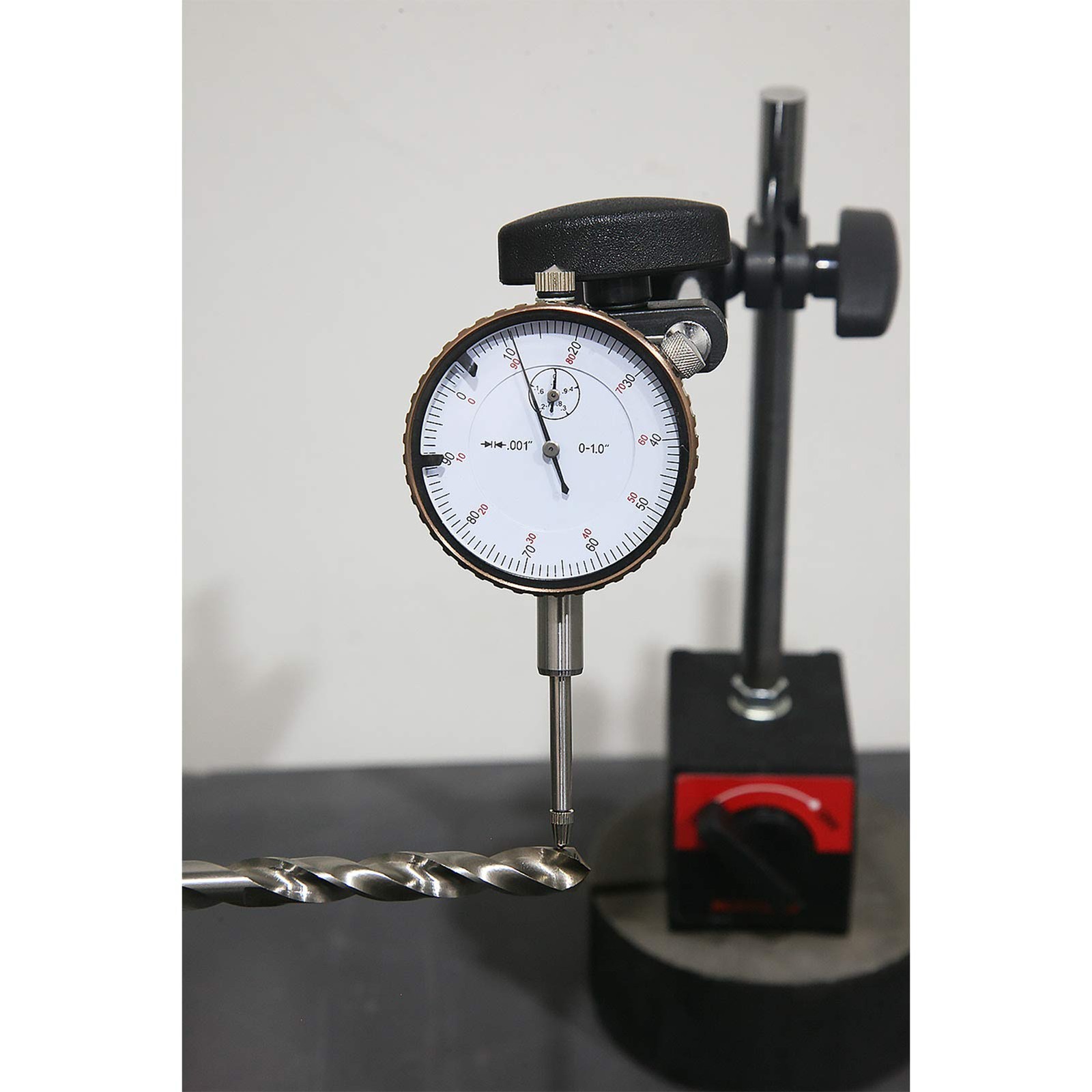NORTOOLS Dial Indicator with onesize, Indicator+magnetic Base+point Set
