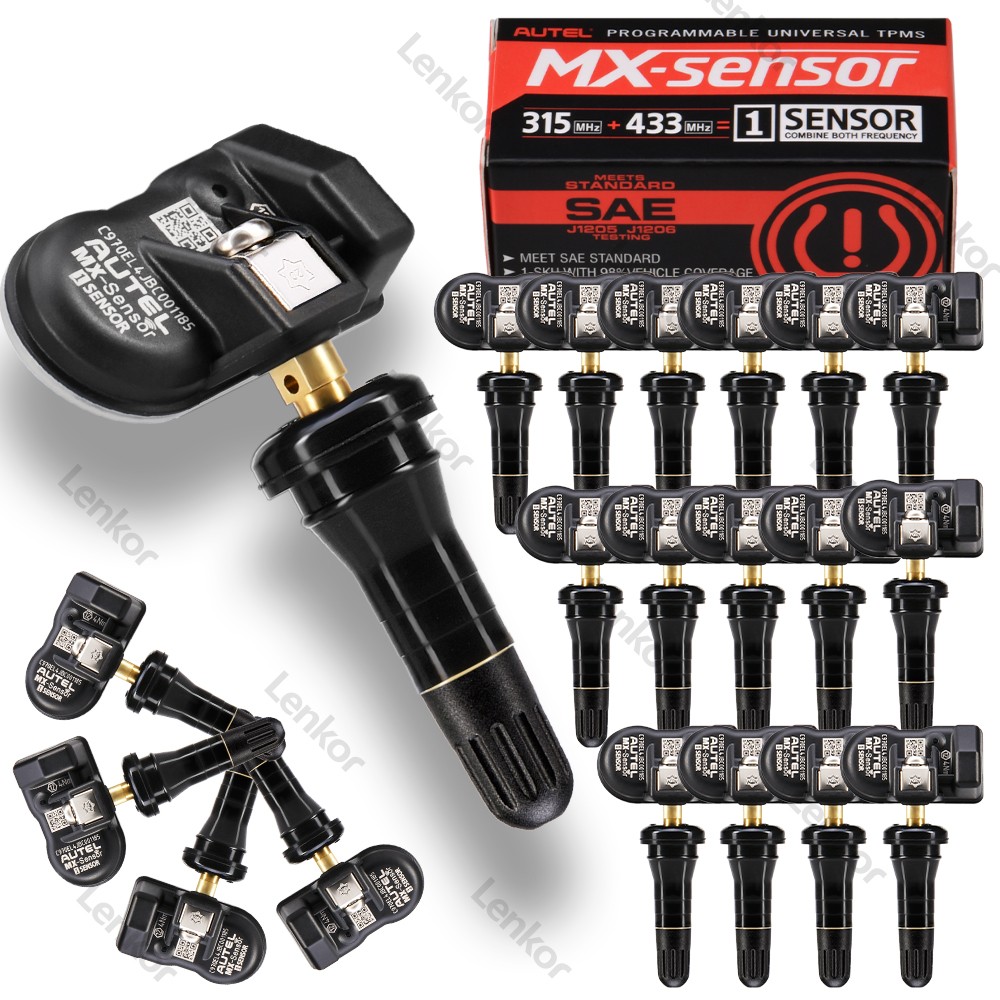 Autel TPMS Sensor MX-Sensor 315MHz & 433MHz Programmable Universal Rubber Valve