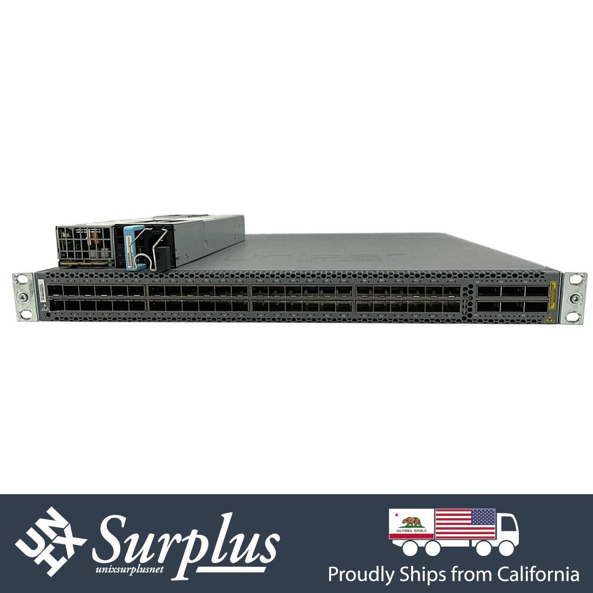 48 Port 10GbE SFP+ Juniper QFX5100 Layer 3 Switch 2x PSU w/ Ears |6x 40GbE QSFP+