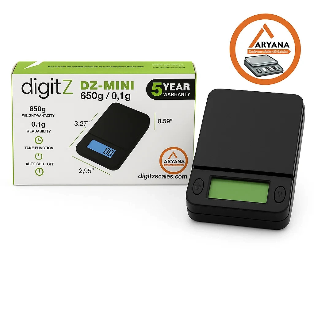 DigitZ™ DZ-MINI 650g / 0.1g Digital Pocket Scale – FREE Batteries – Precision