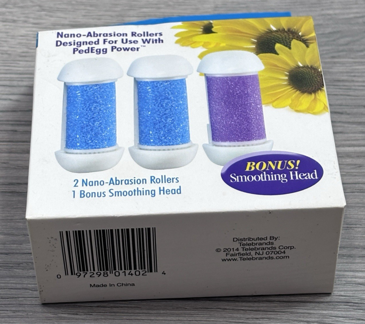 Genuine Ped Egg Power Callus Remover Refill 3 Pack Replacement Rollers NEW