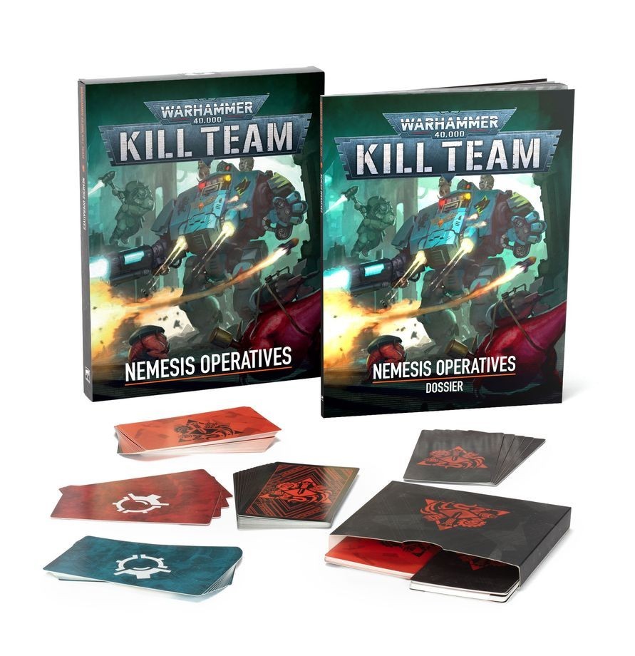 Kill Team Nemesis Operatives New Expansion Set Dossier Cards WH40K Warhammer OOP