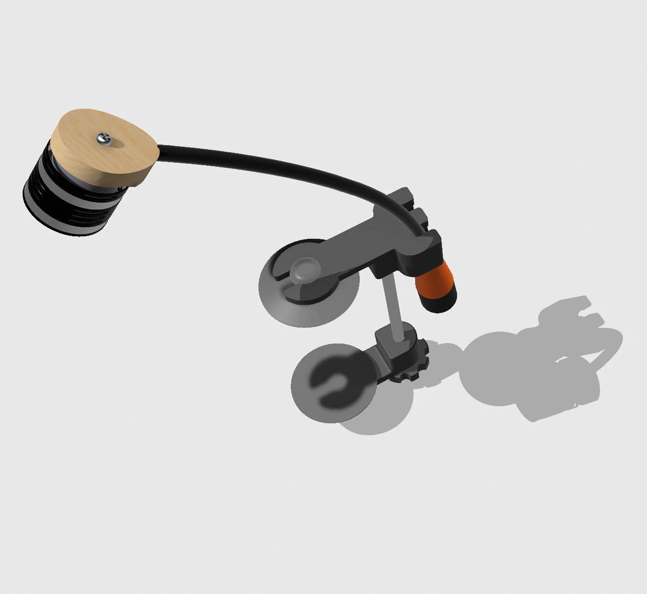 Grit Guitar Microphone. (with seat for extra vocal mic)