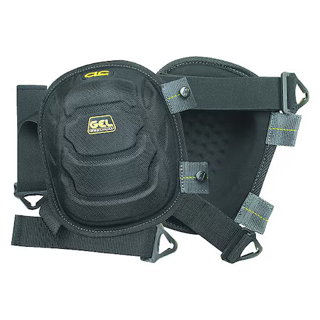 Clc Work Gear 372 Knee Pad, Non-Marring, Gel, Plastic Pad, Fabric Cap, Quick