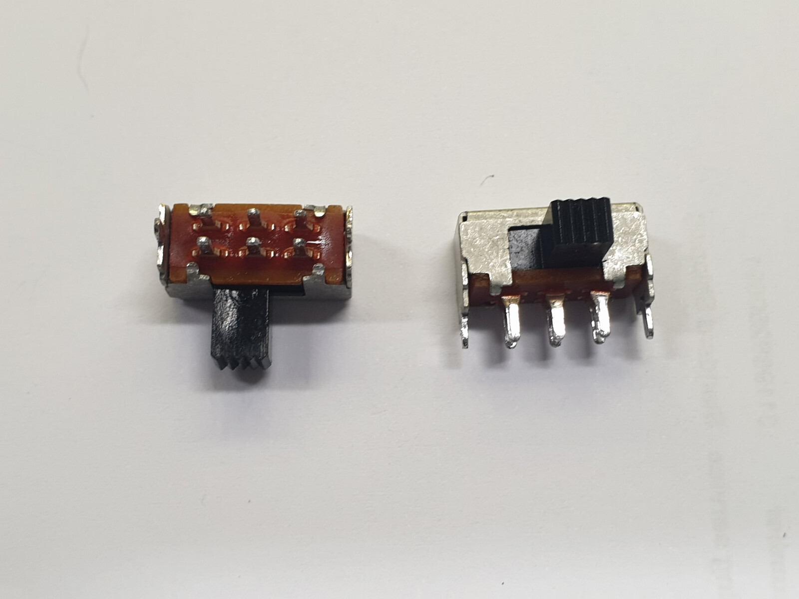 SWITCH SLIDE DPDT 1A 125V Nidec Components MFS201N-16-Z, Lot of 20 pcs