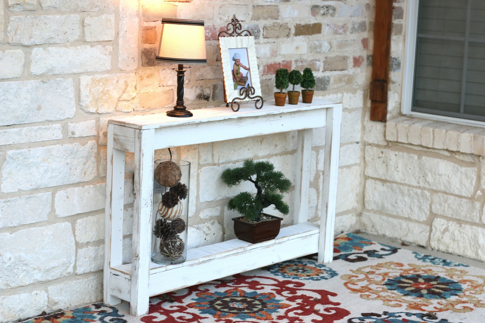 Rustic Entry Way Table 46''