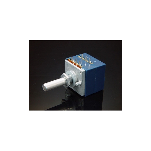 10* Japan ALPS RK27 VOLUME Pot Stereo audio taper potentiometer Dual 250K ROUND