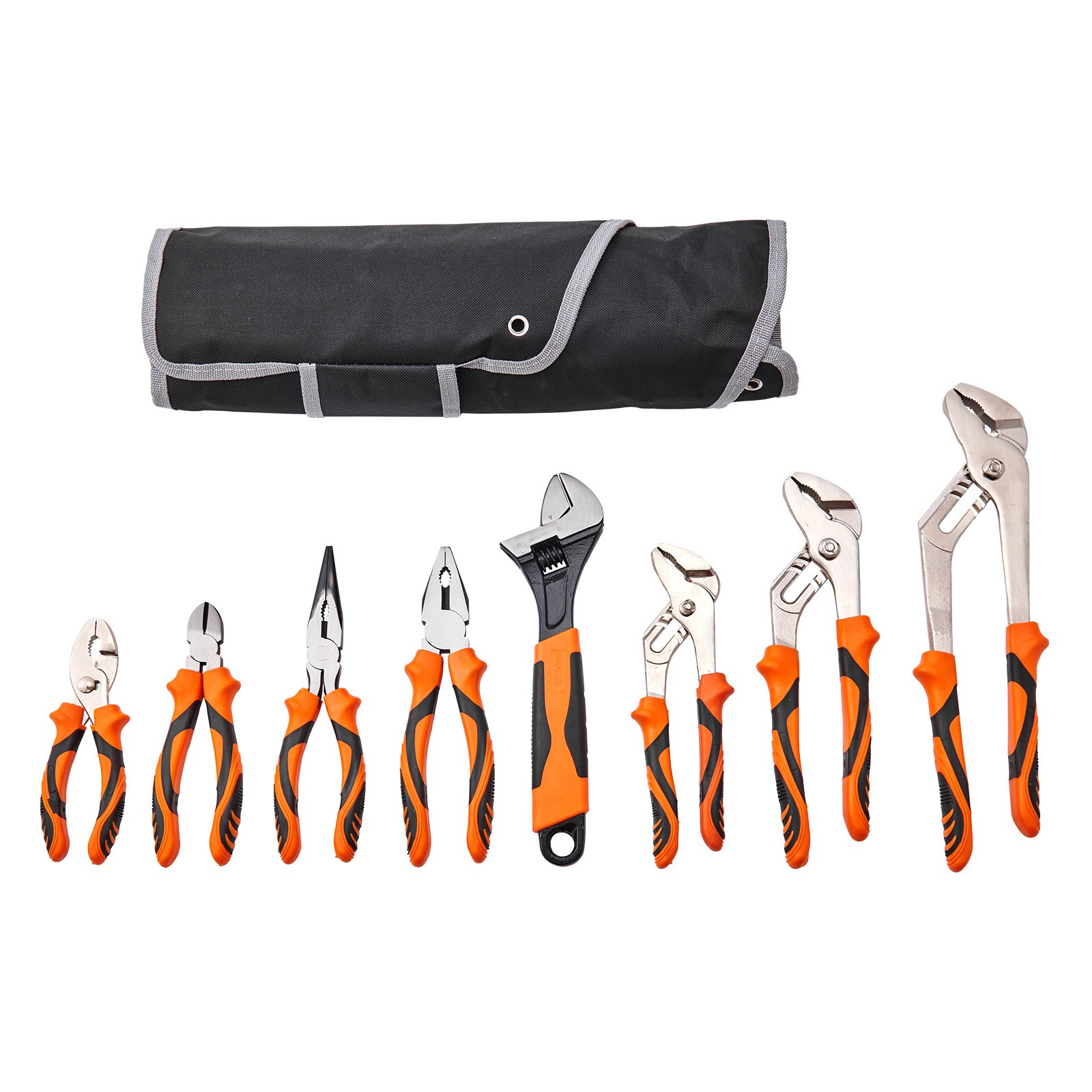 Pliers Set Groove Joint Pliers 8-Piece High Carbon Steel 12"/10"/8"/6"