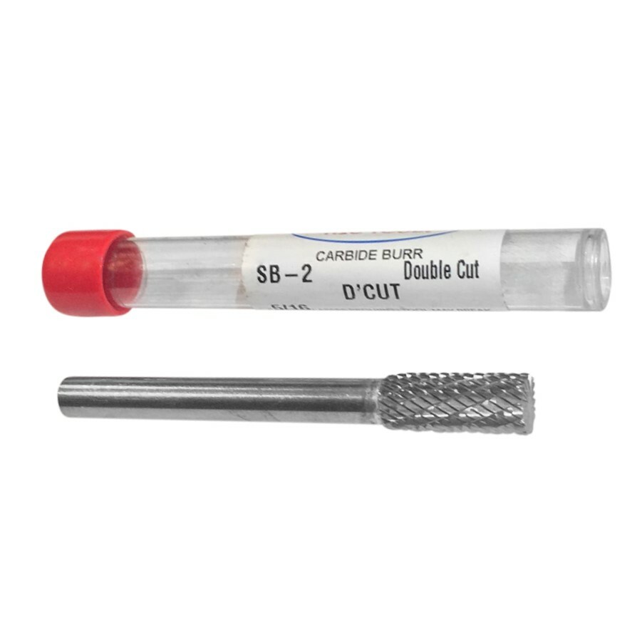SB-2  SB2 DOUBLE CUT CARBIDE BURR 1/4 shank - 5/16 cut diameter HTC  USA