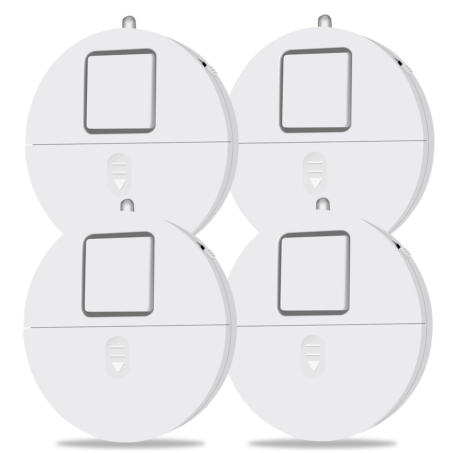 Window Alarm System 4-Pack - Ultra-Loud 120dB Alarms with 4 pack, White