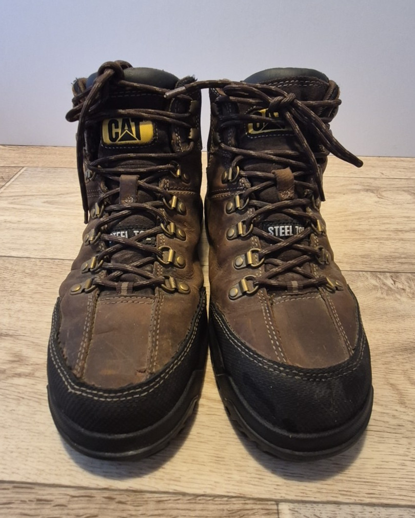 CAT Caterpillar 6" Threshold Steel Toe Work Boots P90935 Men's Size US 10.5 M