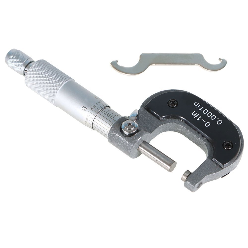 0-1" Precision Outside Micrometer 0.0001" Carbide Tipped, Standard High Quality