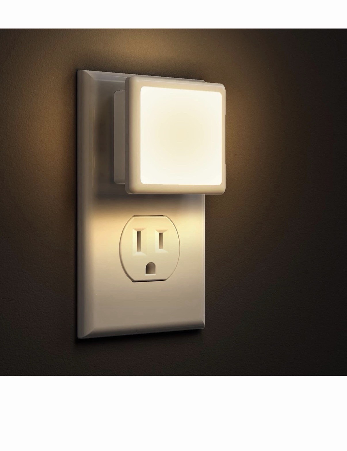 L LOHAS LED Night Lights Plug into Wall 2-Pack, 0.3W Plug in Night Light, Dusk