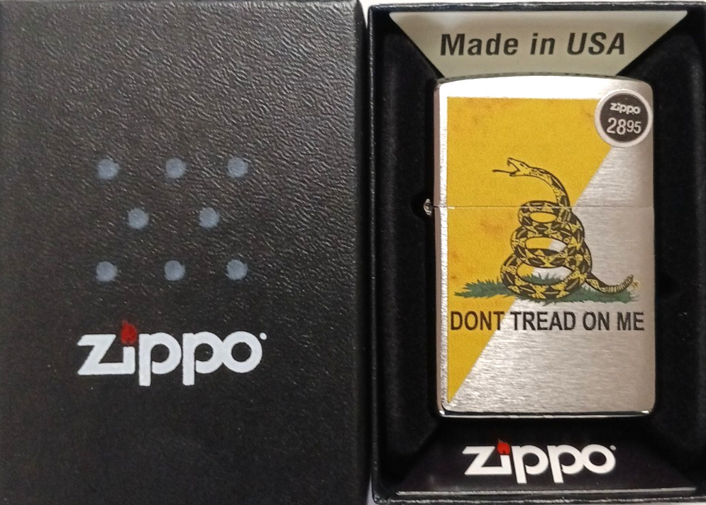 Zippo Lighter Dont Tread On Me  48118 #79NE